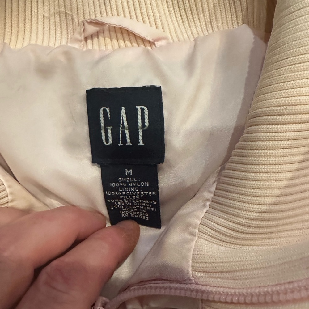 GAP Blush Pink Quilted Jacket - Picture 2 of 7